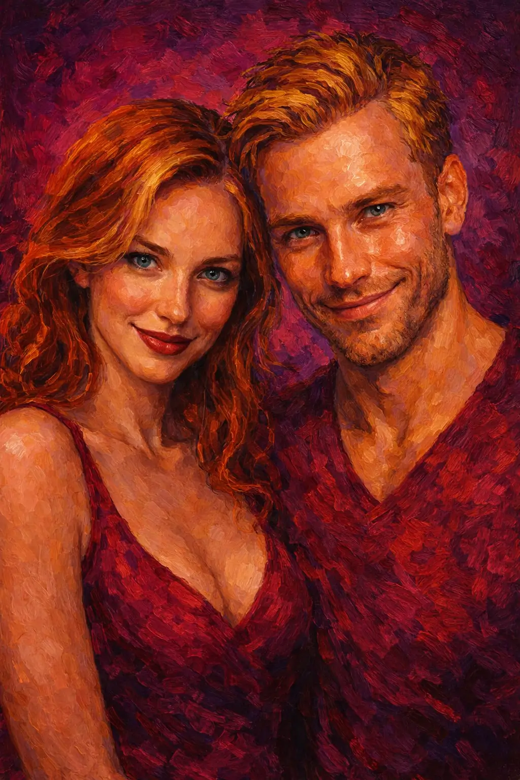 Couple enjoying intimate moment